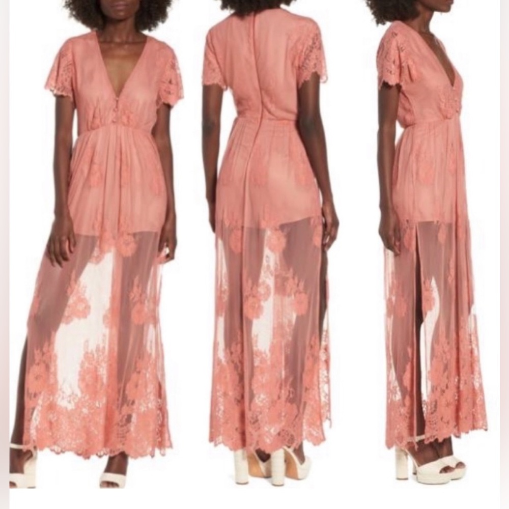Show Me Your Mumu Alina Maxi Romper Dress Small